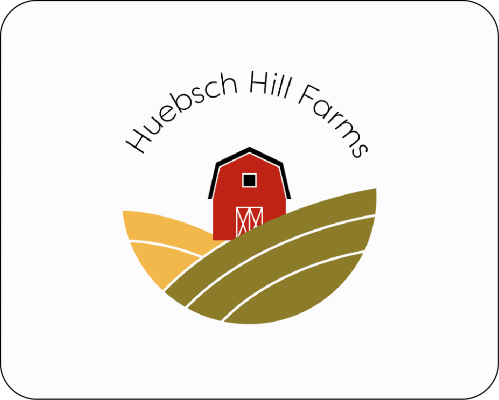 gift card with Huebsch Hill Farms logo